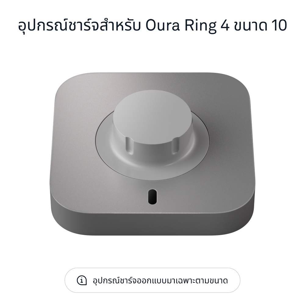 แท่นชาร์จแหวน Oura Ring 4 Charger Gray Size 10