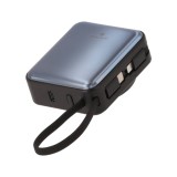 พาวเวอร์แบงค์ TITANV CubeMag 10000 mAh with built-in Cables 45W Wireless Qi2.2 25W Black (CCC)