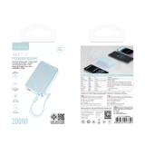 พาวเวอร์แบงค์ ALPHA 20000 mAh ALP20-12PD XHD-G84 Light Blue CCC