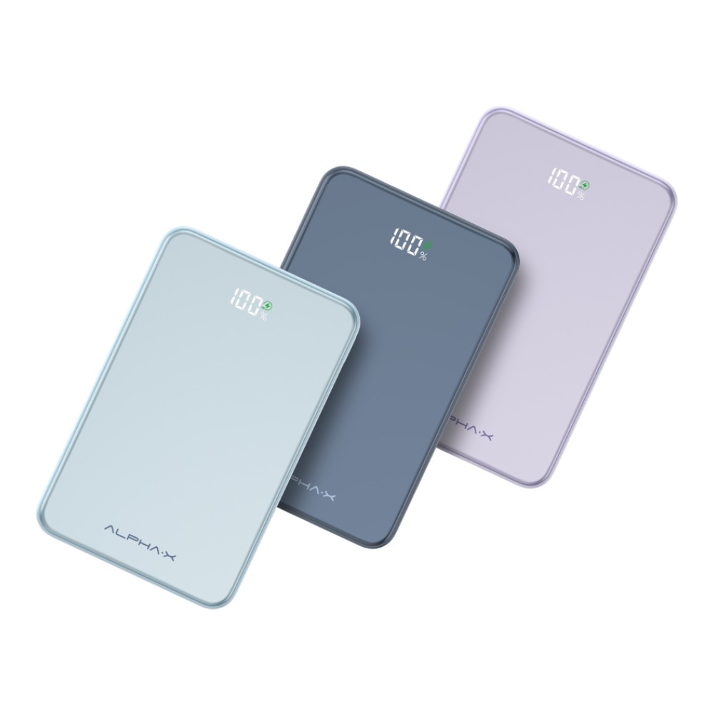พาวเวอร์แบงค์ ALPHA 20000 mAh ALP20-12PD XHD-G84 Light Blue CCC