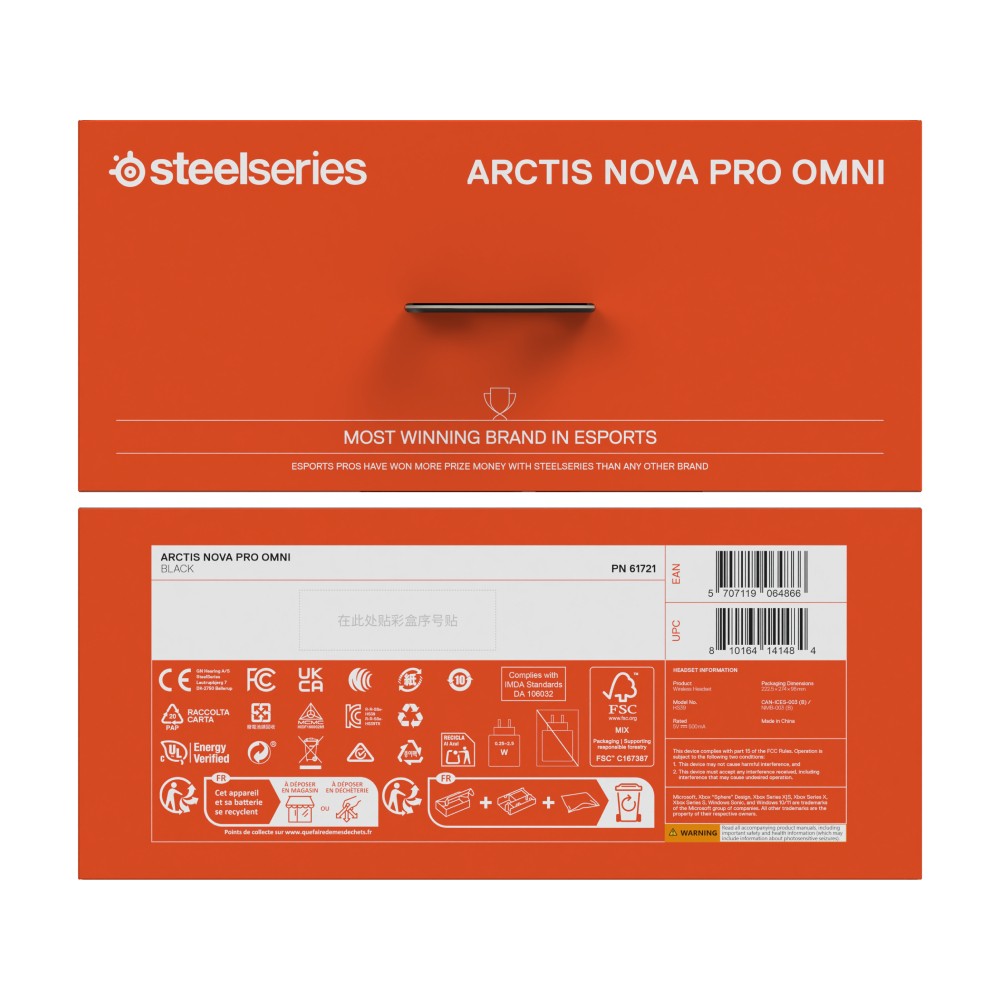 หูฟังเกมมิ่ง SteelSeries Arctis Nova Pro Omni Wireless Black