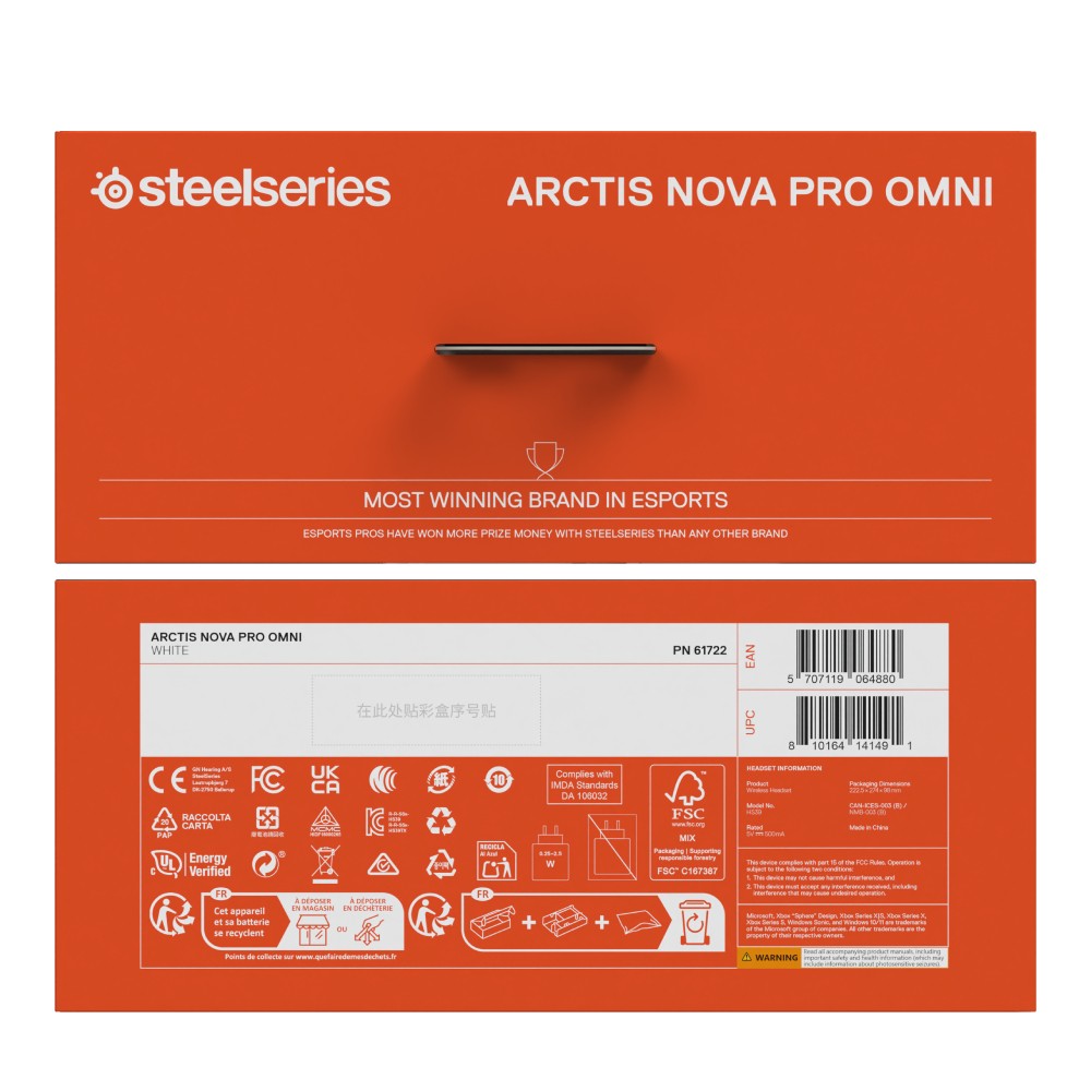หูฟังเกมมิ่ง SteelSeries Arctis Nova Pro Omni Wireless White