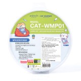 เมาส์ไร้สาย+แผ่นรองเมาส์ Anitech Cat Company (Cat-WMP01-GY) Gray