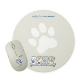 เมาส์ไร้สาย+แผ่นรองเมาส์ Anitech Cat Company (Cat-WMP01-GY) Gray