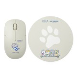 เมาส์ไร้สาย+แผ่นรองเมาส์ Anitech Cat Company (Cat-WMP01)