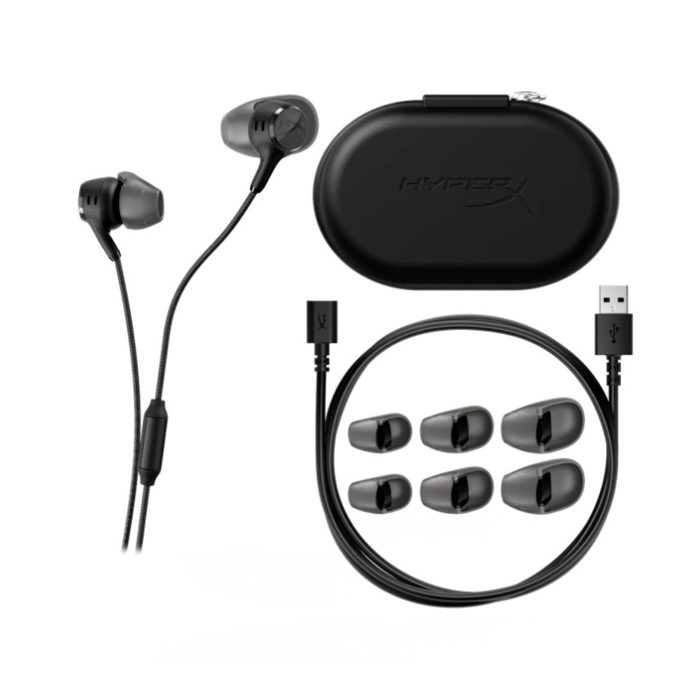 หูฟังเกมมิ่ง HyperX Cloud Earbuds III S Black