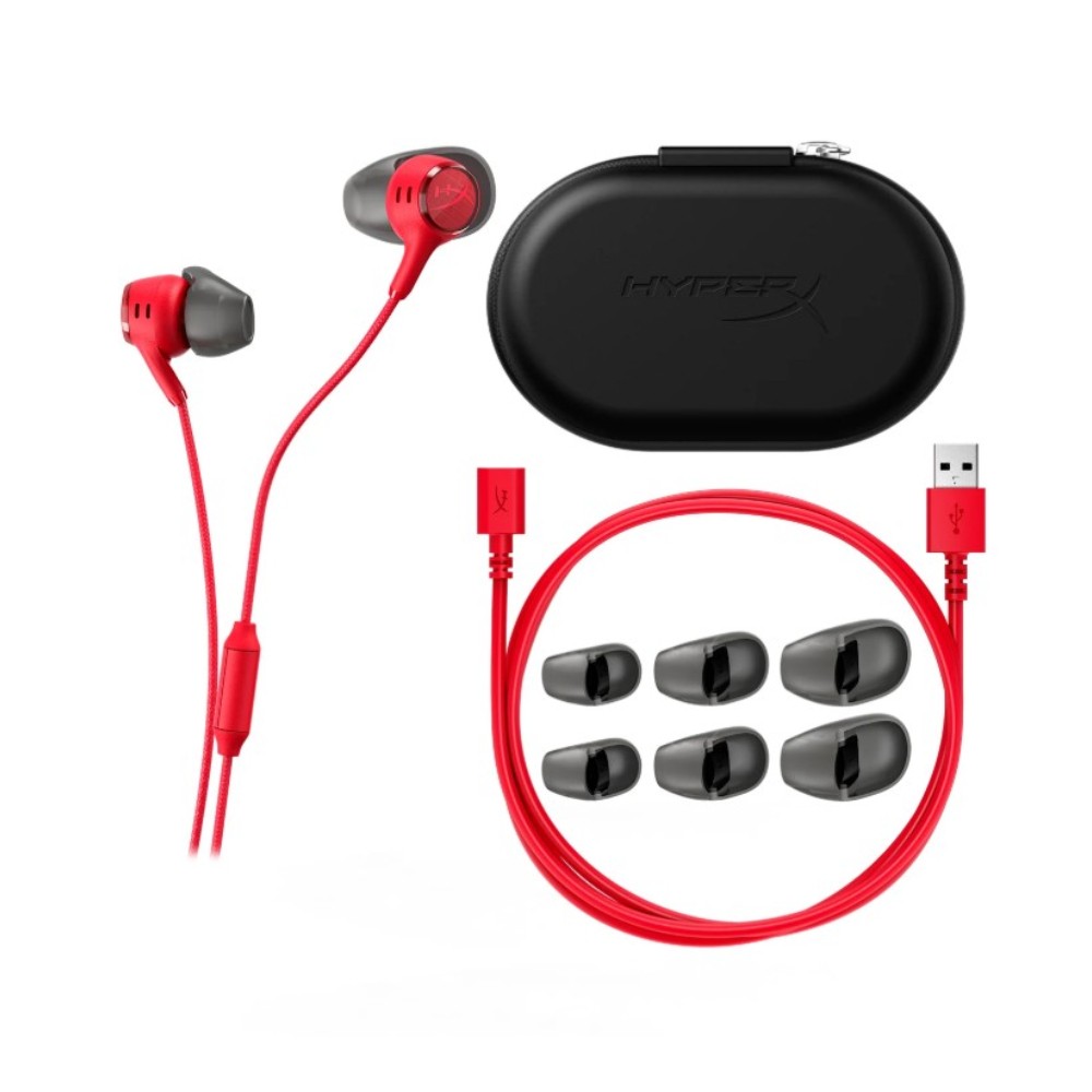 หูฟังเกมมิ่ง HyperX Cloud Earbuds III S Red