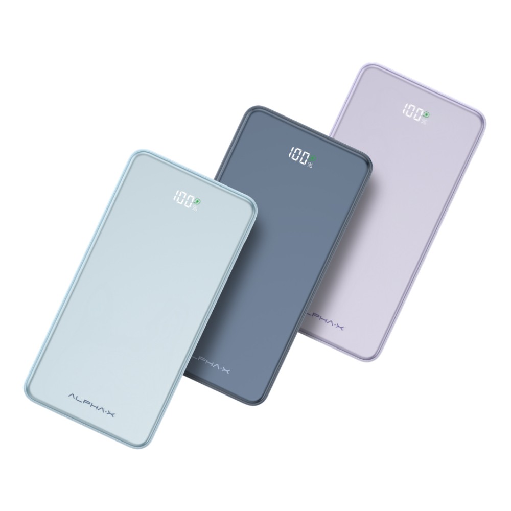 พาวเวอร์แบงค์ ALPHA 10000 mAh ALP10-39PD XHD-G87 Deep Blue CCC