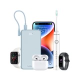 พาวเวอร์แบงค์ ALPHA 10000 mAh ALP10-39PD XHD-G87 Light Blue CCC