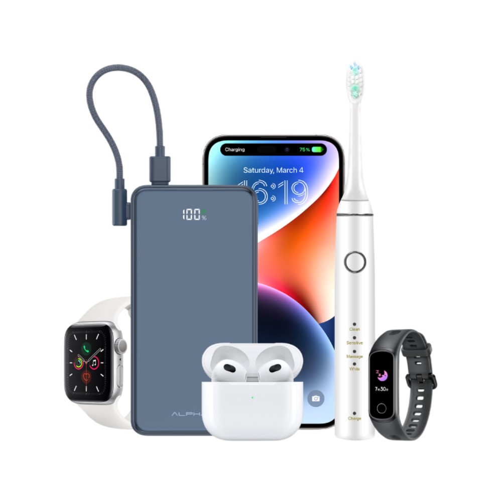 พาวเวอร์แบงค์ ALPHA 20000 mAh ALP20-13PD XHD-G89 Deep Blue CCC