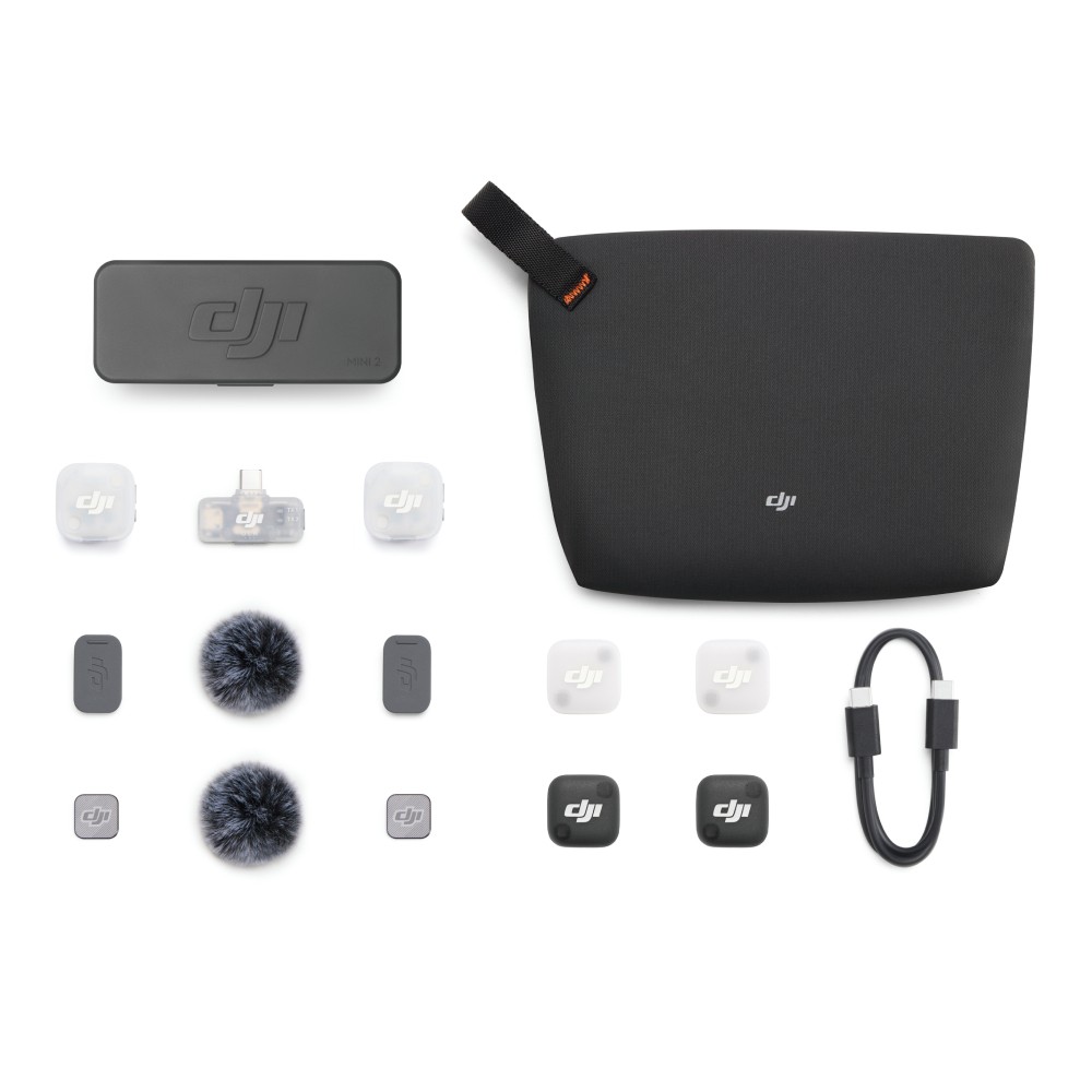 ไมโครโฟน DJI Mic Mini 2 (2 TX + 1 Mobile RX + Charging Case)