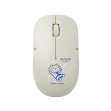 เมาส์ไร้สาย+แผ่นรองเมาส์ Anitech Cat Company (Cat-WMP01-GY) Gray