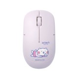 เมาส์ไร้สาย+แผ่นรองเมาส์ Anitech Cat Company (Cat-WMP01-PU) Purple
