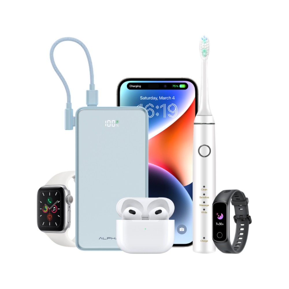 พาวเวอร์แบงค์ ALPHA 20000 mAh ALP20-13PD XHD-G89 Light Blue CCC
