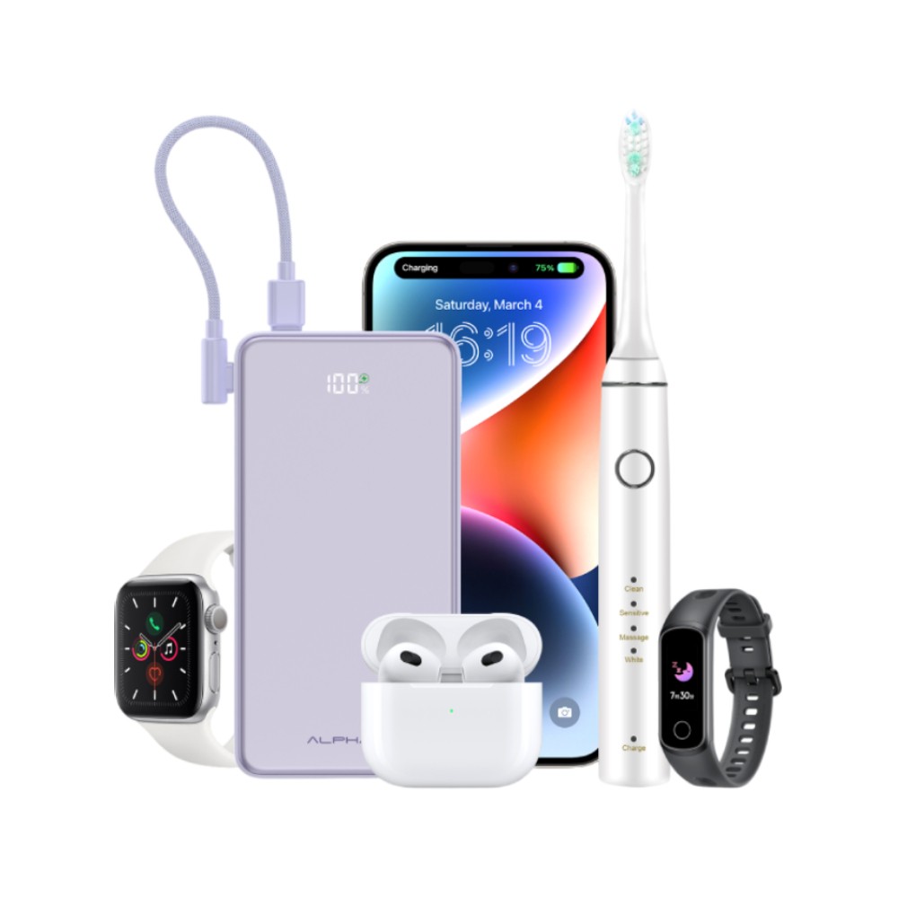 พาวเวอร์แบงค์ ALPHA 20000 mAh ALP20-13PD XHD-G89 Purple CCC