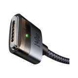 สายชาร์จ MCDODO USB-C to Magnetic 140W Cable With LED 2M. Black (CA-147)