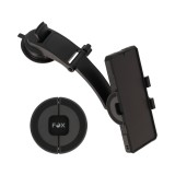 ที่วางโทรศัพท์ในรถ FOX 2-in-1 Dashboard Mount Magnetic & Universal Clamp Holder (AP-4823) Black