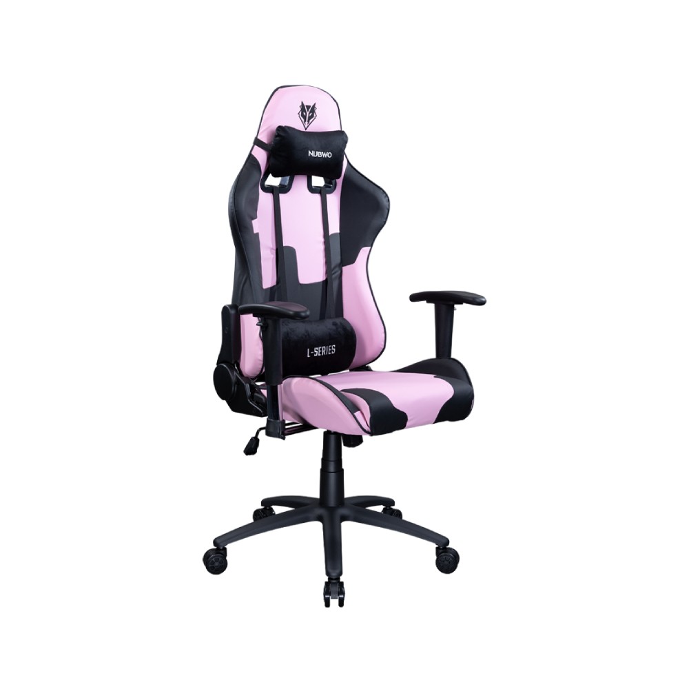 เก้าอี้เกมมิ่ง Nubwo Castor L011 Black/Pink