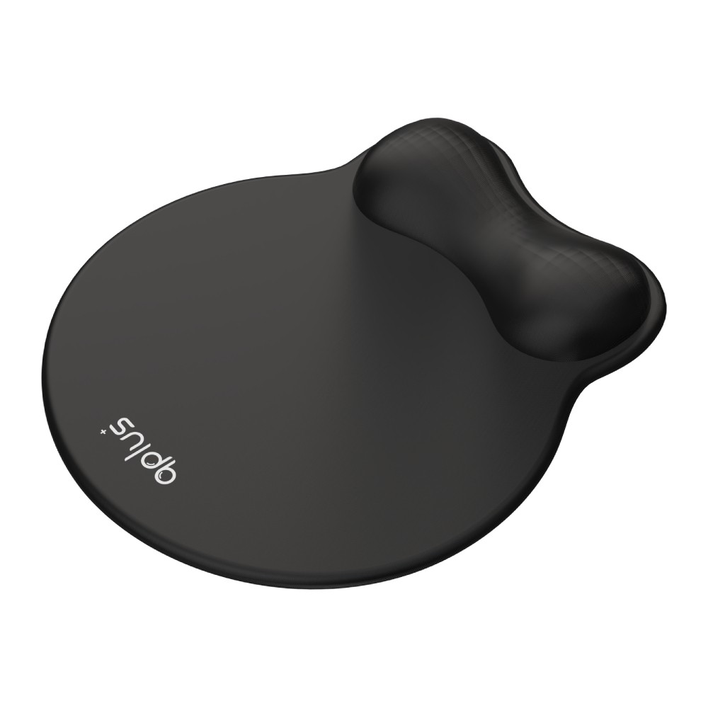 แผ่นรองเมาส์ QPLUS Wrist Guard Mouse Pad MP003 Black