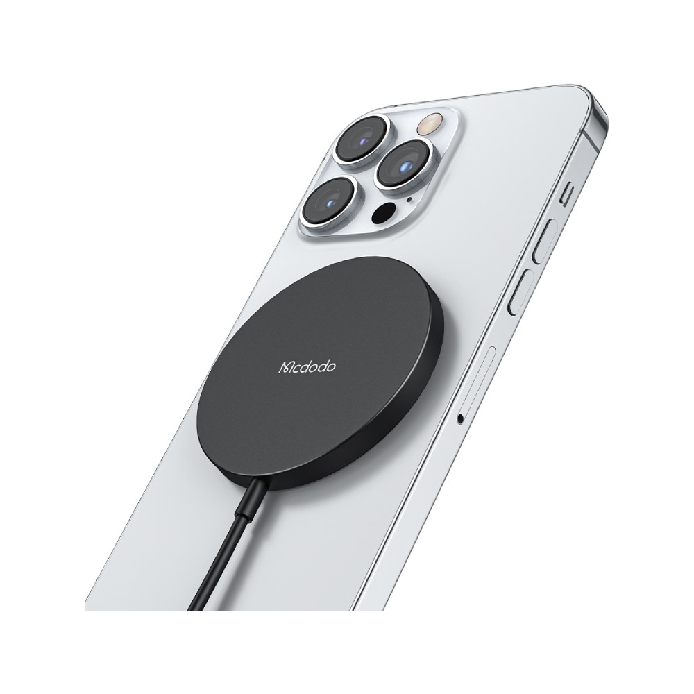 ที่ชาร์จไร้สาย MCDODO Magnetic Wireless Charging Pad 15W (USB-C) Black