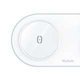 ที่ชาร์จไร้สาย Mcdodo 3 in 1 Wireless Charger Use for USB-A Apple Watch Charger White