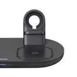 ที่ชาร์จไร้สาย Mcdodo 3 in 1 Wireless Charger Use for USB-A Apple Watch Charger Black