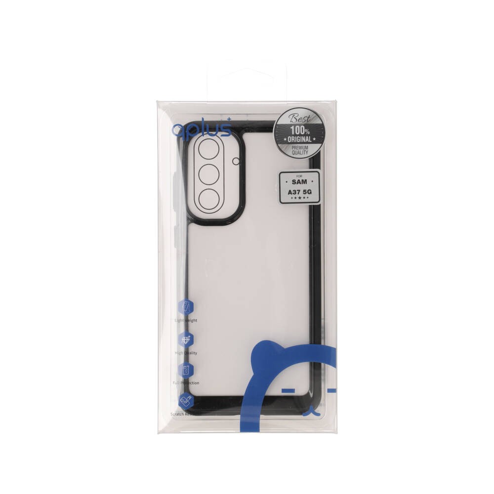 เคส QPLUS Samsung Galaxy A37 5G Black/Transparent