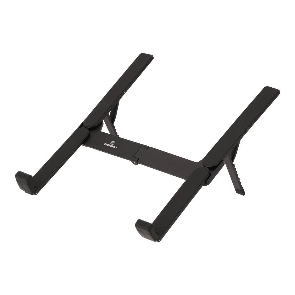 แท่นวางโน๊ตบุ๊ค TECHPRO Foldable Aluminum Laptop Stand Black