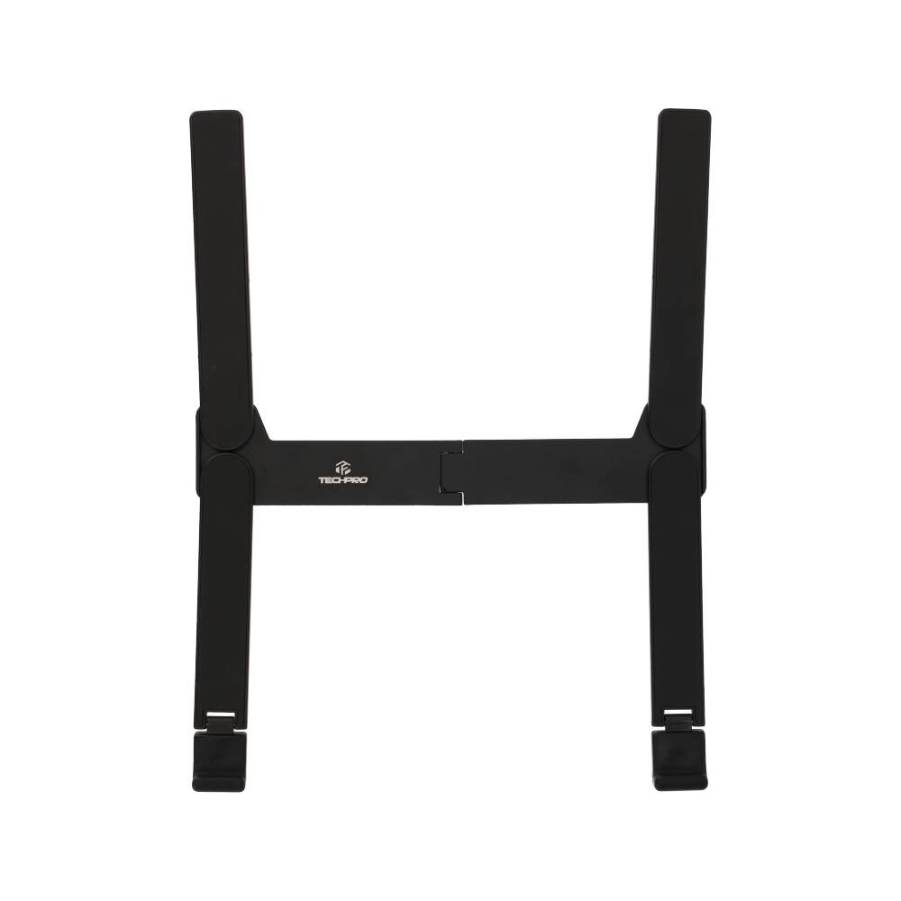 แท่นวางโน๊ตบุ๊ค TECHPRO Foldable Aluminum Laptop Stand Black