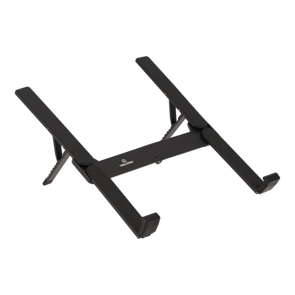 แท่นวางโน๊ตบุ๊ค TECHPRO Foldable Aluminum Laptop Stand Black
