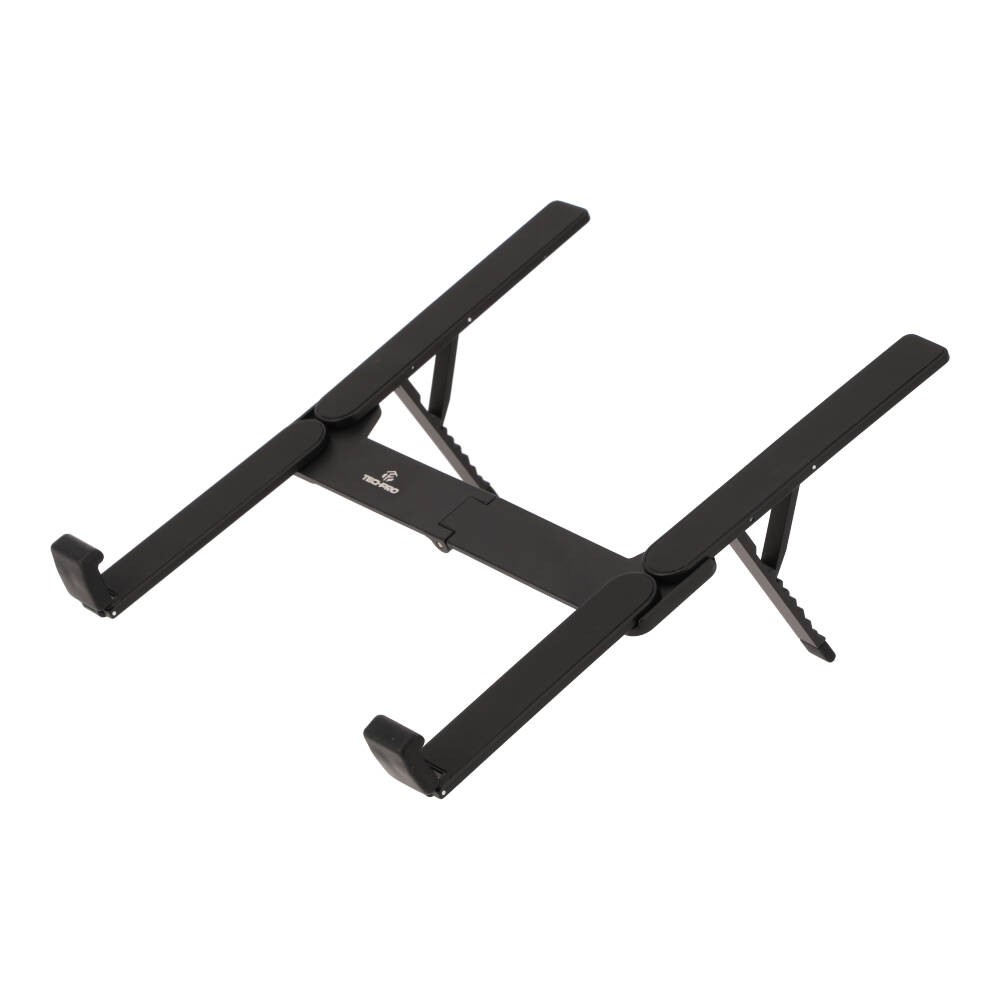 แท่นวางโน๊ตบุ๊ค TECHPRO Foldable Aluminum Laptop Stand Black