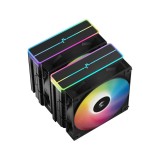 พัดลมซีพียู DEEPCOOL AG620 ARGB V2 CPU Air Cooler Black