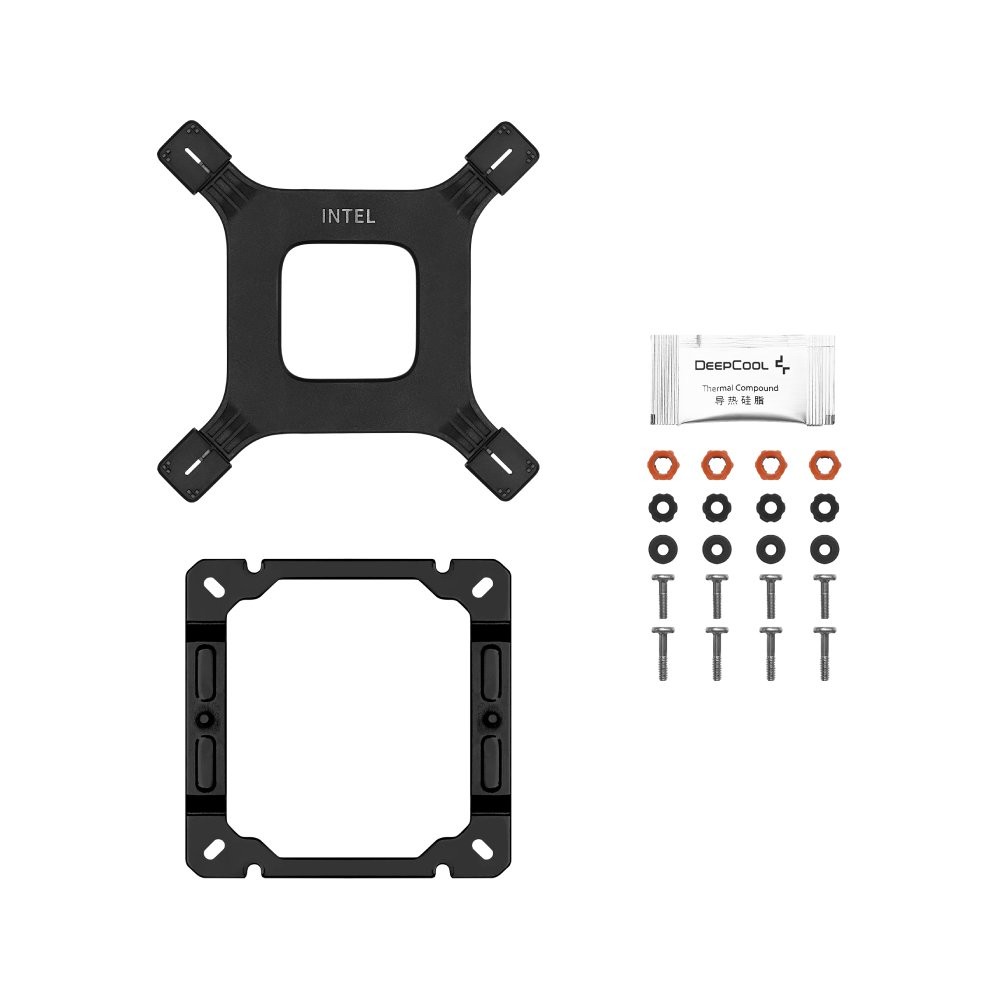 พัดลมซีพียู DEEPCOOL AG400 ARGB V2 CPU Air Cooler Black