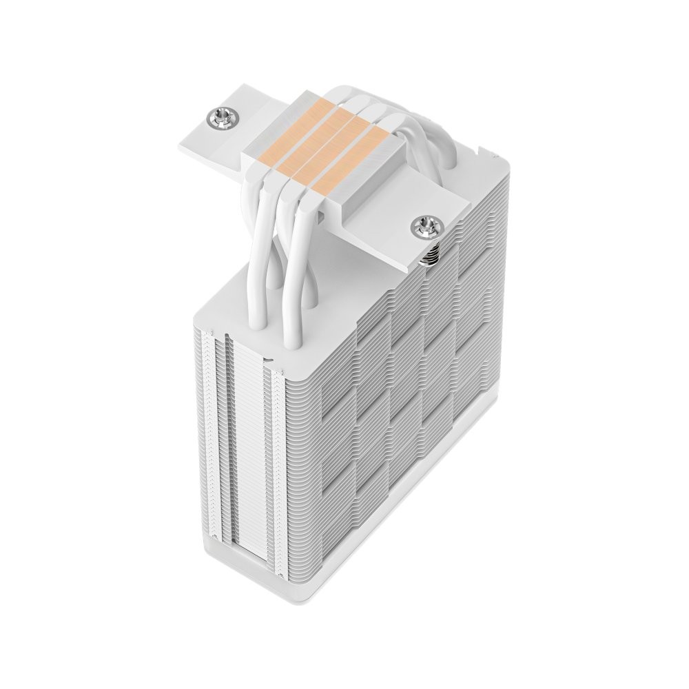 พัดลมซีพียู DEEPCOOL AG400 ARGB V2 CPU Air Cooler White