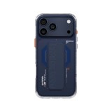 เคส Skinarma iPhone 17 Pro Max Haxa Magsafe with Gripstand Blue