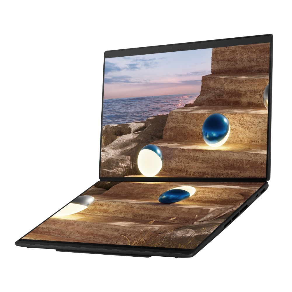 โน๊ตบุ๊ค Asus Zenbook Duo UX8407AA-SN749WA Moher Gray