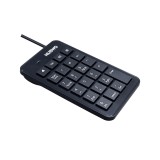 คีย์บอร์ดตัวเลข NUBWO Wired Keyboard Numeric NK22 Black