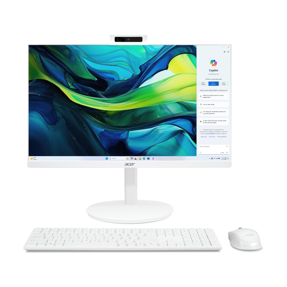 ACER DESKTOP AIO Aspire C24A-C512016GT23Mi/T005 White