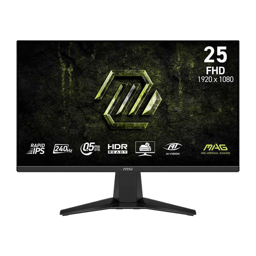 จอมอนิเตอร์ MSI MAG 255F X24 Gaming Monitor (Rapid IPS 240Hz AMD FreeSync Premium)