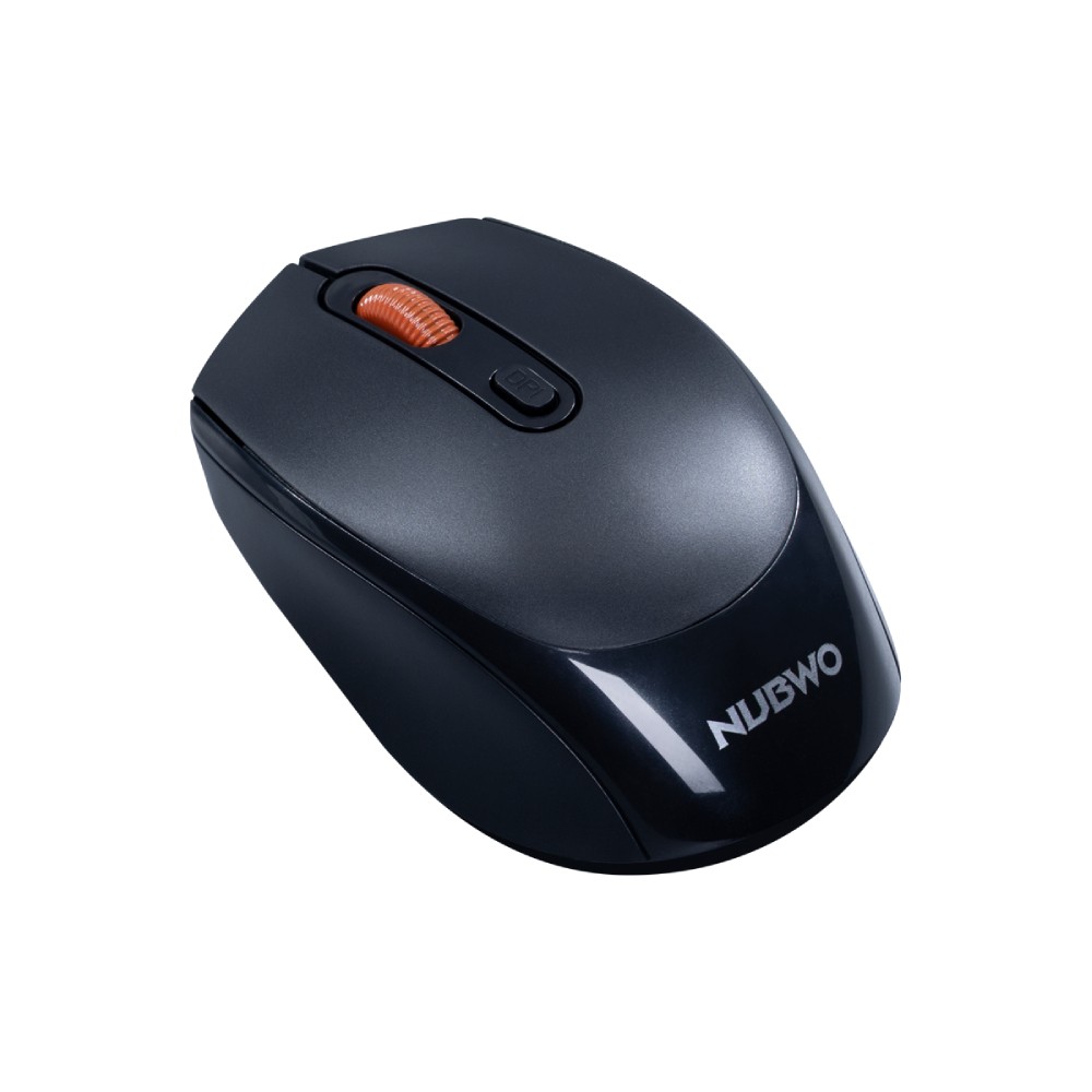 เมาส์ไร้สาย NUBWO Silent Click NMB-032 Black