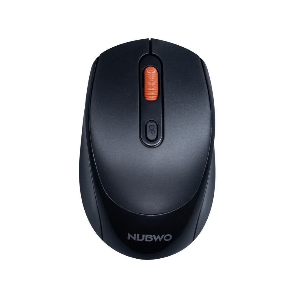 เมาส์ไร้สาย NUBWO Silent Click NMB-032 Black