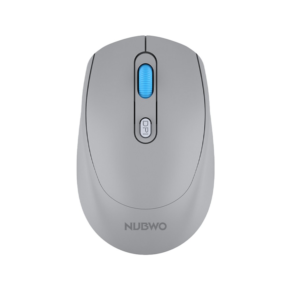 เมาส์ไร้สาย NUBWO Silent Click NMB-032 Gray