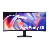 จอมอนิเตอร์ SAMSUNG ViewFinity S8 LS40H850TAEXXT (VA 4K 144Hz thunderbolt 5 Curved)