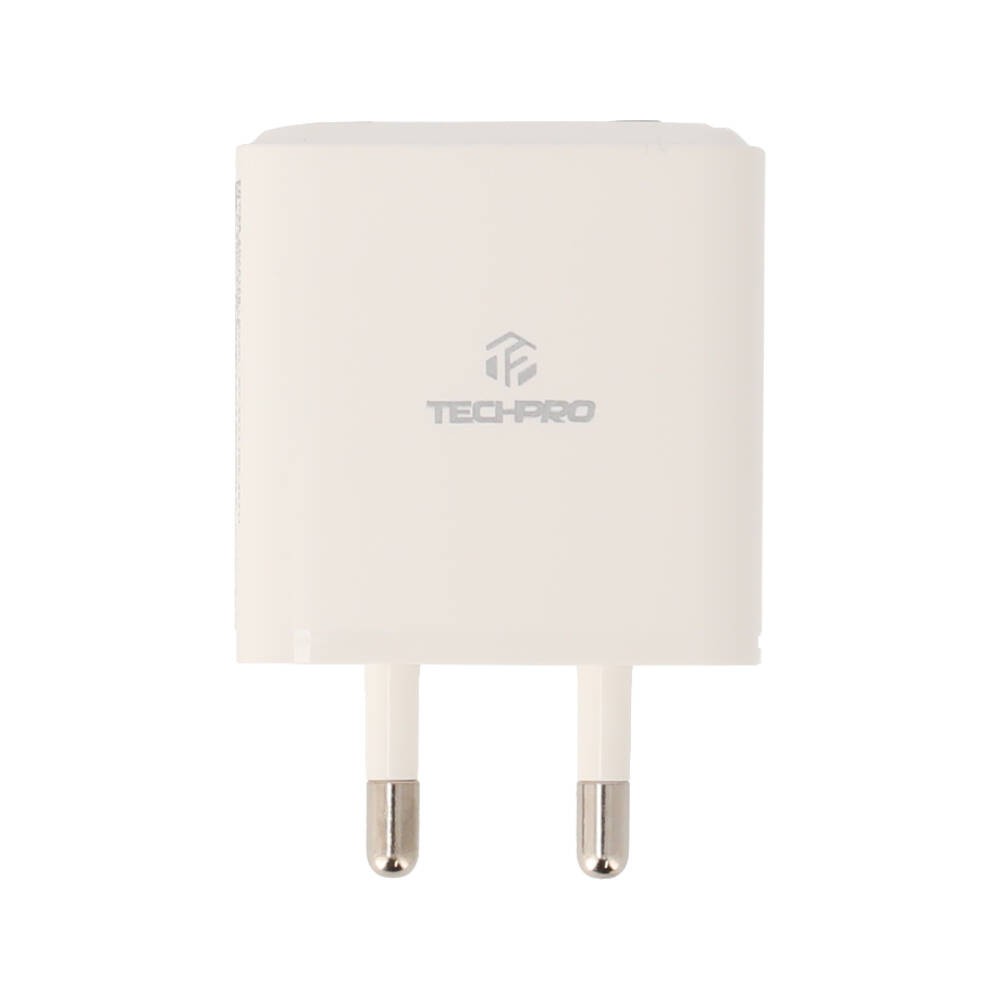 อะแดปเตอร์ TECHPRO Wall USB Charger 1 USB-C (PD45W) TP-WC05 White