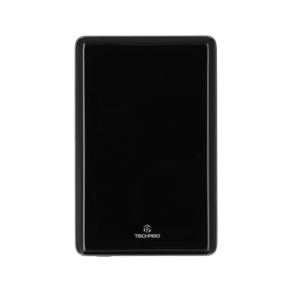 พาวเวอร์แบงค์ TECHPRO 5000 mAh Super Slim Magnet Wireless/Type-C (CCC) Black