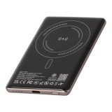 พาวเวอร์แบงค์ TECHPRO 5000 mAh Super Slim Magnet Wireless/Type-C (CCC) Black