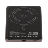 พาวเวอร์แบงค์ TECHPRO 5000 mAh Super Slim Magnet Wireless/Type-C (CCC) Black