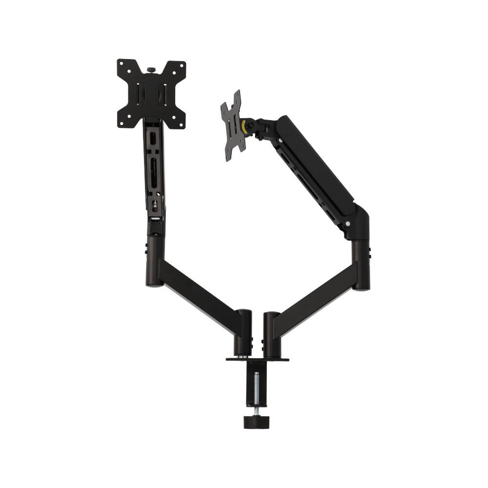 แขนจับจอมอนิเตอร์ TECHPRO Ergonomic Dual Monitor Arm Black (MA28-24)