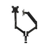แขนจับจอมอนิเตอร์ TECHPRO Ergonomic Dual Monitor Arm Black (MA28-24)