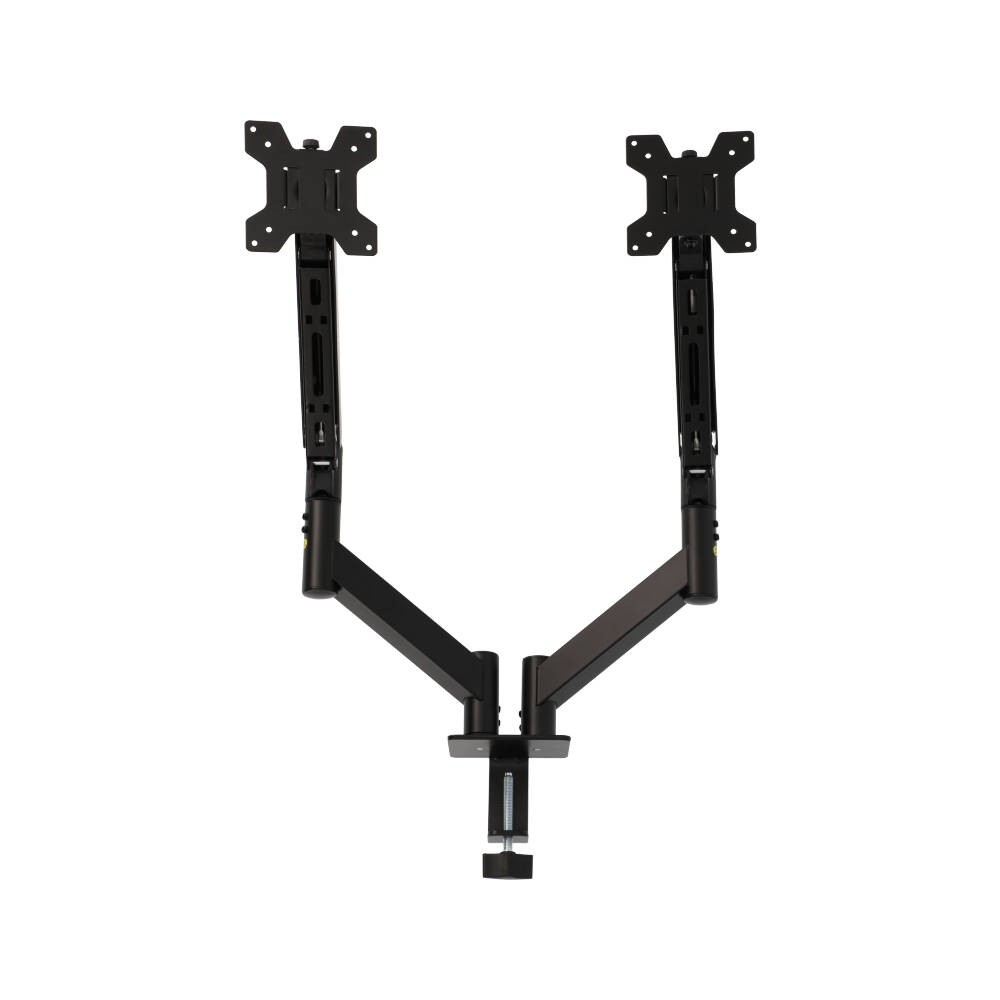 แขนจับจอมอนิเตอร์ TECHPRO Ergonomic Dual Monitor Arm Black (MA28-24)